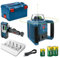 Bosch Professional Rotationslaser GRL 300 HVG (grüner Laser, Laserempfänger LR 1 G, Arbeitsbereich: bis zu 300 m (Durchmesser), wiederaufladbare Batterien (2xD, 1x9V), Ladegerät, in L-Boxx)