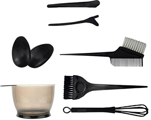 Beatifufu 8 Teiliges Haarfärbewerkzeug Haarfärbewerkzeug Set Haarfärbepinsel Haarfärbeset Haarfärbewerkzeug Haarfärbepinsel Haarfärbekamm Haarfärbeset Haarfärbeset Haarfärbekamm