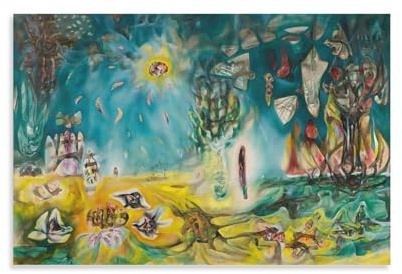 KOOHTAA Roberto Matta The Earth Is A Man. Poster zum Aufhängen, Leinwand-Kunstposter und Wandkunst, Bilddruck, moderne Familiendekoration, Poster, 60 x 90 cm