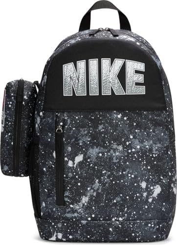 Nike Rucksack Youth Elemental Backpack -Cat Aop Fa24, Smoke Grey/Black/Smoke Grey, FZ2541-084, MISC