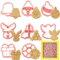 Shinybox Moldes Galletas Navidad, 8 Piezas Cortadores de Galletas de Navidad, Moldes para Galletas 3D, Cortador de Pastel de Galletas 3D para Cookie, Pasteles, Fondant Decoración de Pasteles