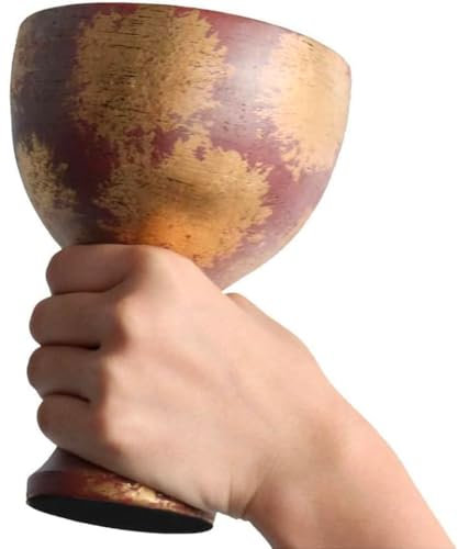 Knitluxe Indiana Jones Réplique du Calice du Saint Graal résine 1:1 pour Halloween Cosplay Coupe Holy Grail Calice