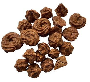 Keksdose Hundekekse 125g Pansen-Kekse selbstgebacken - Hunde Leckerlie Snacks Trainings Happen Hundebäckerei Ergänzungsfuttermittel Kekse Törtchen Hundeleckerlie - aus natürlichen Zutaten