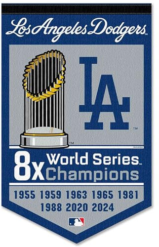 Los Angeles Dodgers 8 Time 8x World Champions Banner Wimpel