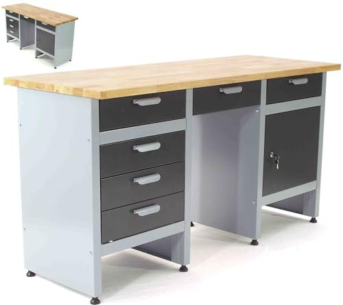Werkbank Werktisch 6 Schubladen Montagewerkbank Schubladenschrank Werkzeug 06276 AWZ