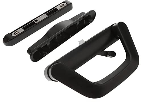 Mipcase Poignée De Porte Coulissante Verre Avec Serrure De Poignée Pour Porte-fenêtre Adapté Aux Portes -robe