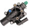 Thermostat de voiture Thermostat de liquide de refroidissement moteur avec boîtier 1336.Z0 / adapté for citroën C2 C3 C4 Xsara Picasso Boxer for Peugeot Partner 206 207 307 308 1007 Boitier Thermostat