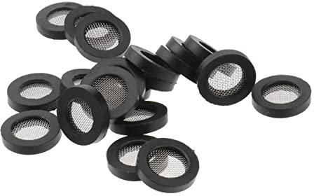 Uonlytech Kit De 50 Joints De Filtre En Silicone Rondelle Pour Pommeau De Bain 1/2 Pouce, Inoxydable, Réducteur De Débit, Usage Domestique, Économiseur D’eau Solide