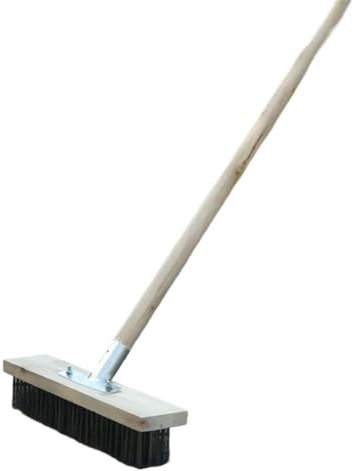 Escoba para Exteriores Cepillo Escoba de Alambre de 20/30/45 cm for Barrer, Limpiar Pisos y Jardines(45cm)