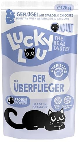 Lucky Lou Katzen-Nassfutter Lifestage Sterilized Geflügel 125 g