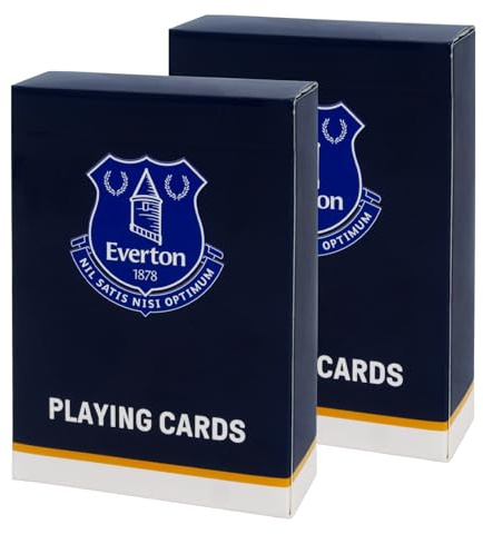Everton F.C. Playing Cards - Official Football Gift 52-Card Deck, 2 Pack