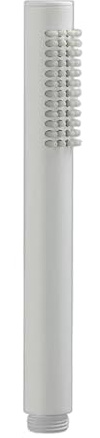 alcachofa ducha Acero inoxidable 304 Cabezal de Ducha de Barra Redonda Cobre Sólido G1/2,Cabezal de Ducha de Mano para Baño, Rociador de Cabezales Ducha de Alta Presión para Baño (Blanco)