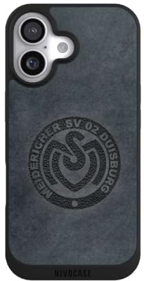Handyhülle kompatibel mit Apple iPhone 17 Hülle Silikon Case Schwarz MSV Duisburg Bundesliga Offizielles Lizenzprodukt