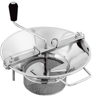 Moulin inox professionnel n°5 avec grille 3 mm