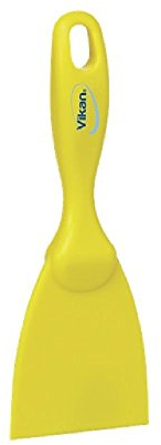 Vikan 4060n Polypropylene Hand Scraper 75mm Food Cooking Plastic DIY Scraping (Yellow)