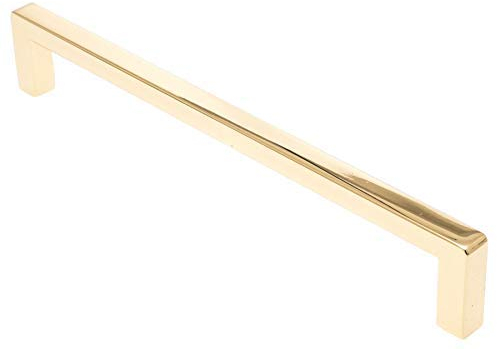 livingpoint24 Möbelgriff BA 160 mm Landhausstil Türgriff Messing glänzend Küchengriff *659-BRG