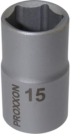 Proxxon 23414 Steckschlüsseleinsatz / Nuss 15mm Antrieb 12,5mm (1/2')