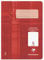 Clairefontaine 331505C - Heft ideal für die Schule, DIN A5, 16 Blatt, 90g, Lineatur 5 kariert 5x5mm, Rot, 1 Stück