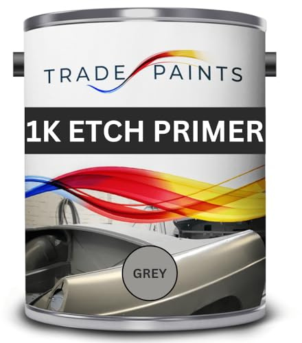 Trade Paints 1K Etch Primer Paint Grey 5L – High Adhesion Metal Primer for Cars, Aluminium & Steel | Fast Drying, Corrosion Resistant, Professional Finish