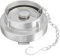 Wiltec Storz Blindkupplung C 52mm 2 mit Kette aus Aluminium zum temporären Verschließen von Storzabgängen