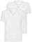 Calvin Klein Hombre Camiseta Manga Corta V Neck Cuello de Pico, Blanco (White), L