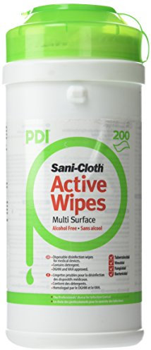 Sani-Cloth Unxp00190 Active Non-Alcoholic Towels, White, 200 Pieces