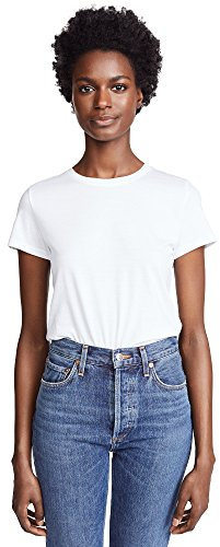 Vince Women's Essential Crew Tee, Optic White, Small