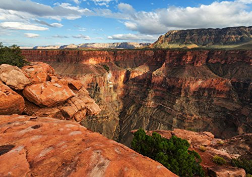 wandmotiv24 Fototapete USA Grand Canyon 3, XL 350 x 245 cm - 7 Teile, Wanddeko, Wandbild, Wandtapete, Natur, Stein, Reisen M1017