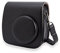 Kameratasche für Fujifilm Instax Mini 8 Mini 9 Mini 8 + Sofortbildkamera, Annle PU Leder Schutzhülle mit abnehmbarem Gurt - Schwarz
