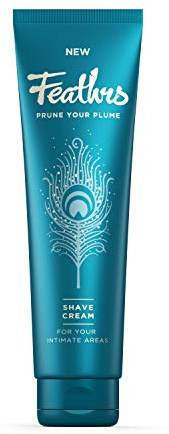 Feathrs Sensitive Shave Cream for Styling Intimate Areas - Vegan - 150ml