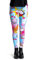 cosey - Neon Line Leggings - knallige Farben- in verschiedenen Leuchtend bunten Designs (Einheitsgröße) (Popart)