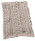 Aran Crafts Irischer Schal mit Zopfmuster, schwer, für kaltes Wetter, 25,4 x 162,6 cm, 100% Merinowolle, Haferflocken (Oatmeal), Einheitsgröße