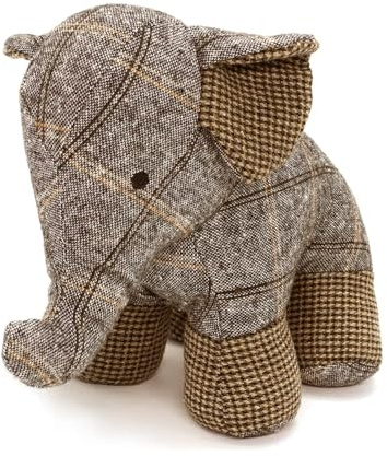 Decorative Door Stoppers for Home and Office Cute Fabric Elephant Door Stop | Cute Animal Shape for Decoration Heavy Duty Polyester Stopper