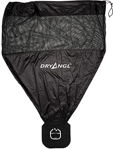 DRYANGL Neoprenanzug Schutzüberzug für Wetsuits und Ausrüstung, Extra leicht und wasserdicht. Tropfschutz, Trockenhülle, UV Schutz. Zubehör Hanger