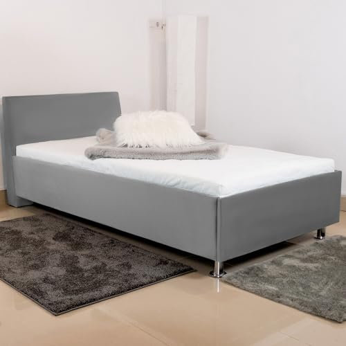 PAARA Polsterbett Hawaii 85210K mit Bettkasten, Lattenrost mit Gasdruckfedern, Matratze, alle Größen - Jedes Bett EIN Unikat - Made in Germany (120 x 200 cm)