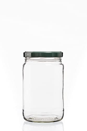 Beer & Wine - Vaso in Vetro con Tappo e Gorgogliatore Compact - Contenitore per Fermentazione e Conservazione (1700ml)