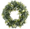 Künstliche Türkranz Deko, 30 cm Türkränze, Eukalyptus Künstliche Kranz, Pflanzenkranz Eukalyptus Blatt Kunststoff Pflanze Girlande für Heimtür Büro Wand Hochzeit Dekor für Frühling und Sommer