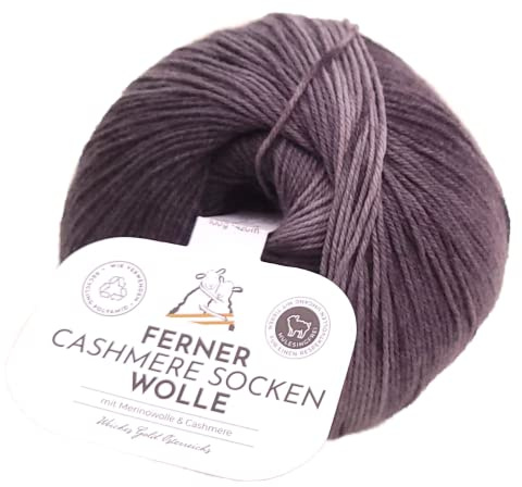Sockenwolle mit Kaschmir Ferner Cashmere Socken Wolle 595x22, Wolle Kaschmir Farbverlauf, nicht nur zum Socken stricken, 100g