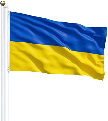 Bandiera Ucraina Bandiere Ukraine Ucraina Flag 90x150cm Ukrainian Flag Leggero Durevole A Prova di Dissolvenza Applica a Interno ed Esterno (1)