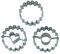BekkiB 3er-Set Ausstechformen „Kreise“ - Runde Ausstecher - 2 Linzer Ausstecher mit Herz & Kreis - für Spitzbuben, Hildabrötchen & Plätzchen - Spülmaschinengeeignet - 7788