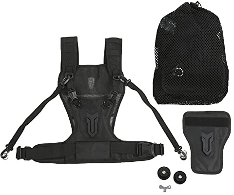 Dual-Kamera-Brustgurt, hochwertiges Nylon, weich, atmungsaktiv, langlebig f¨¹r Hochzeiten und Sport