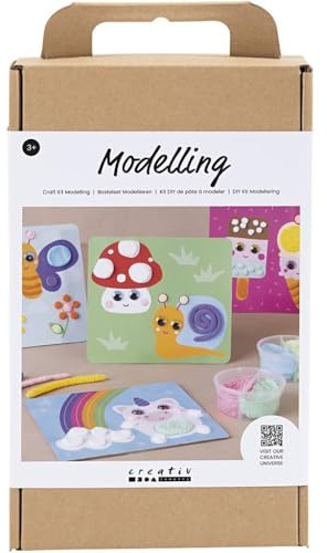 Creativ Company 977544 Bastelset, Modellierplatte, Dekorationsplatte