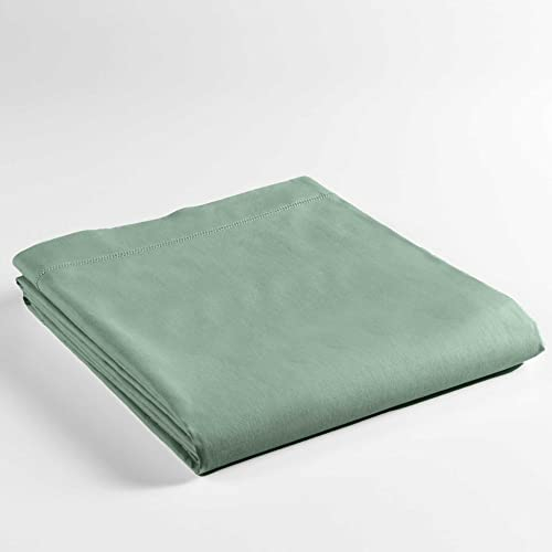 douceur d'intérieur, Bettlaken, 180 x 290 cm, Lina, Salbei, 100% Baumwolle