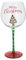 Shudehill Giftware Red Christmas Bling Wine Glass, Tree, Reindeer, Gift and More Xmas Designs to Choose (Tree)