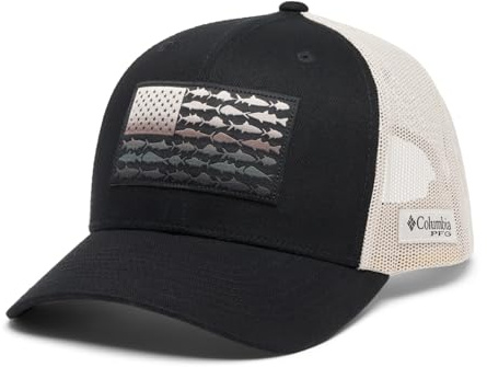 Columbia PFG Fish Flag Mesh Snap Back, Snapback Kappe für Unisex