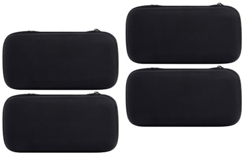 ibasenice 4pcs Eva Microphone Protective Case Hard Shell Box for Condenser Mics Equipment Case Shockproof Storage Bag