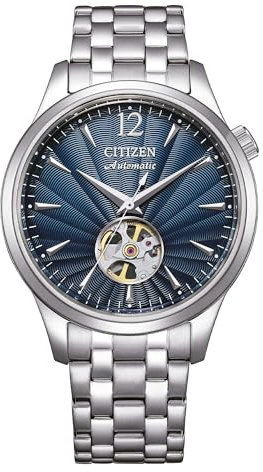 CITIZEN NH9131-73A Automatic Men's Watch, Blue Mechanical Steel