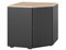 Vicco Sideboard Betti, Anthracite/Sonoma, 78 x 78 cm avec 1 Porte