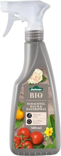 Dehner Bio Schachtelhalm und Haferspray, Spezialpflege, hochwertiger Flüssigdünger, Dünger für Pflanzen / Gemüse, Pflanzenstärkungsmittel, 500 ml, bunt
