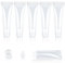 Andibro Leere Tuben Lip Gloss Tubes,5 Stück Transparent Leere Nachfüllbare Kunststoff Weiche Verpackung Tubes Flasche Mini Kosmetische Behälter für Kosmetik Make up Reise Toilettenartikel